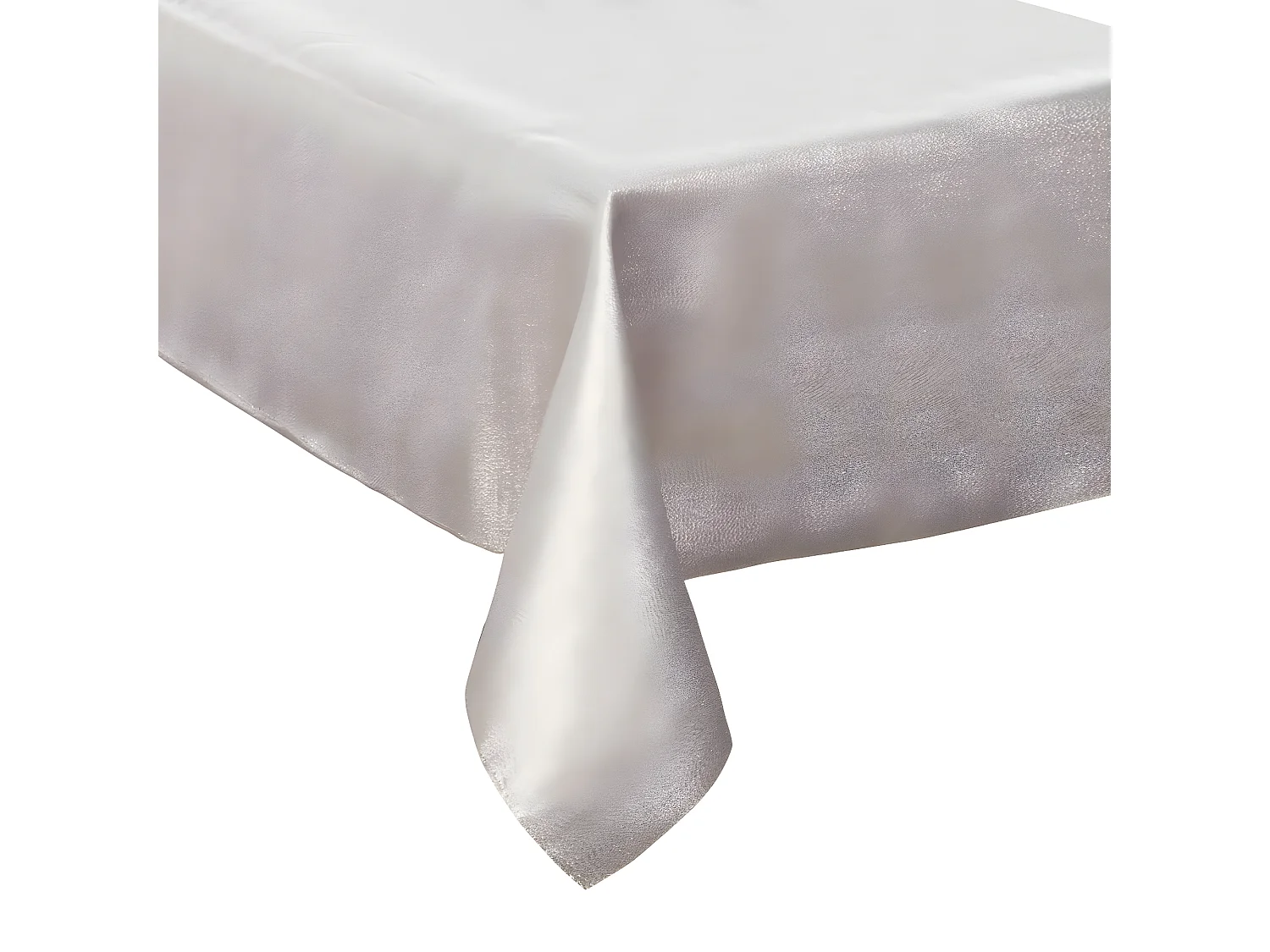 Nappe avec Paillettes "Colorama" 140x360cm Blanc