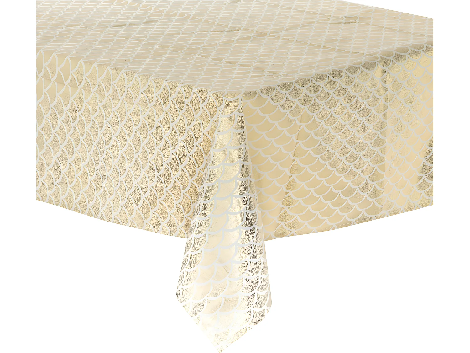 Nappe Imprimée "Nouvelle Orléans" 140x360cm Or