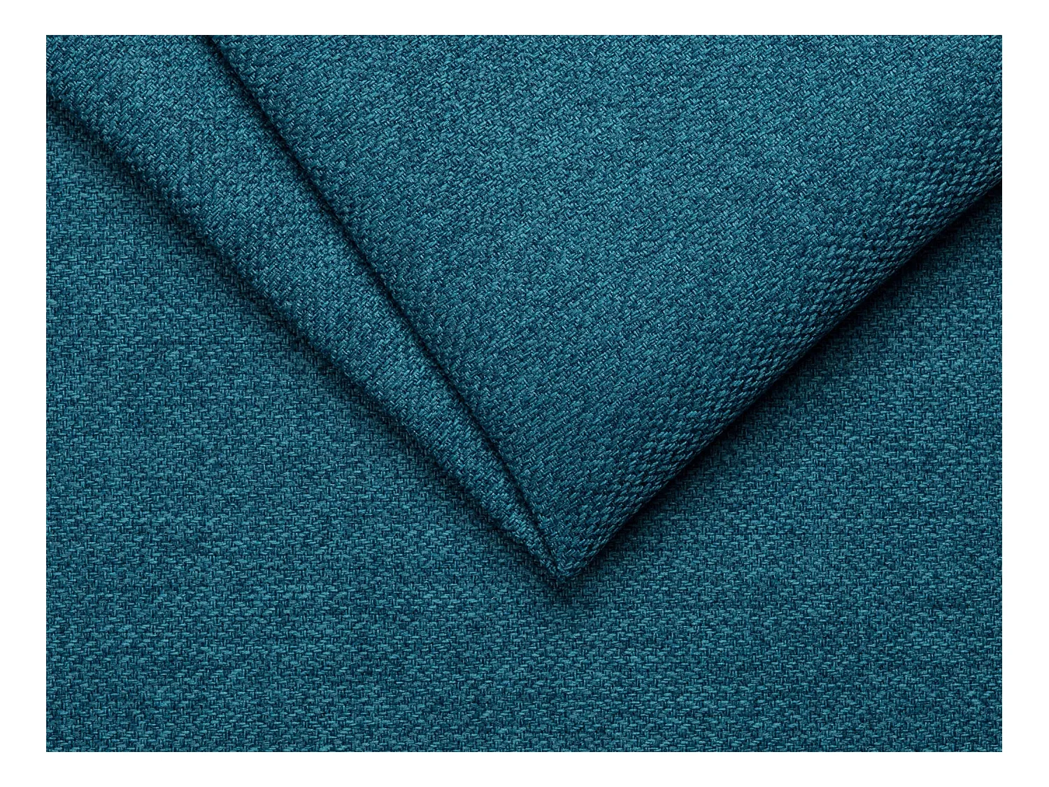 Schlafsofa mit Matratze 3-Sitzer - Stoff - Blau - Liegefläche 140 cm - Matratze 14 cm - DONETO