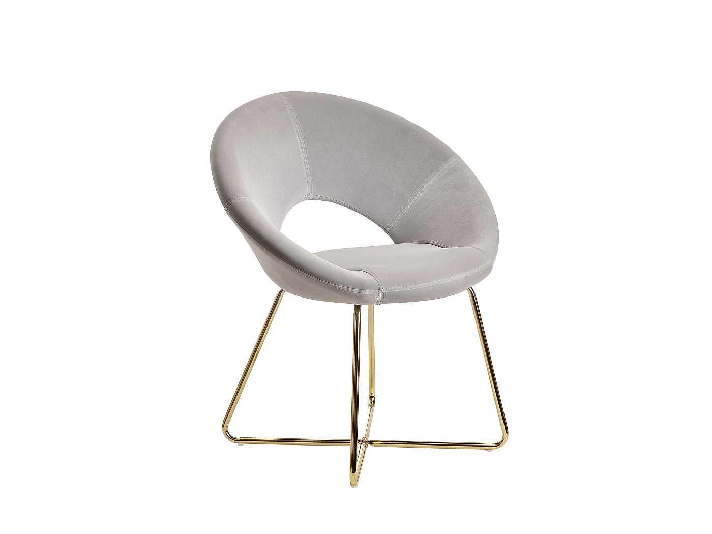 chaise de salle à manger chaise de cuisine velours / métal chaise