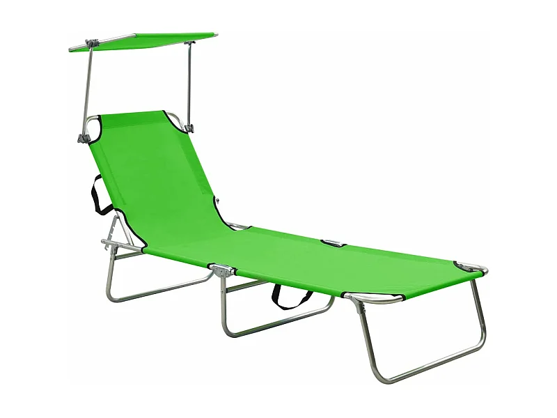 Transat chaise longue bain aluminium 187 x 57.5 x 27 cm 02_0012834