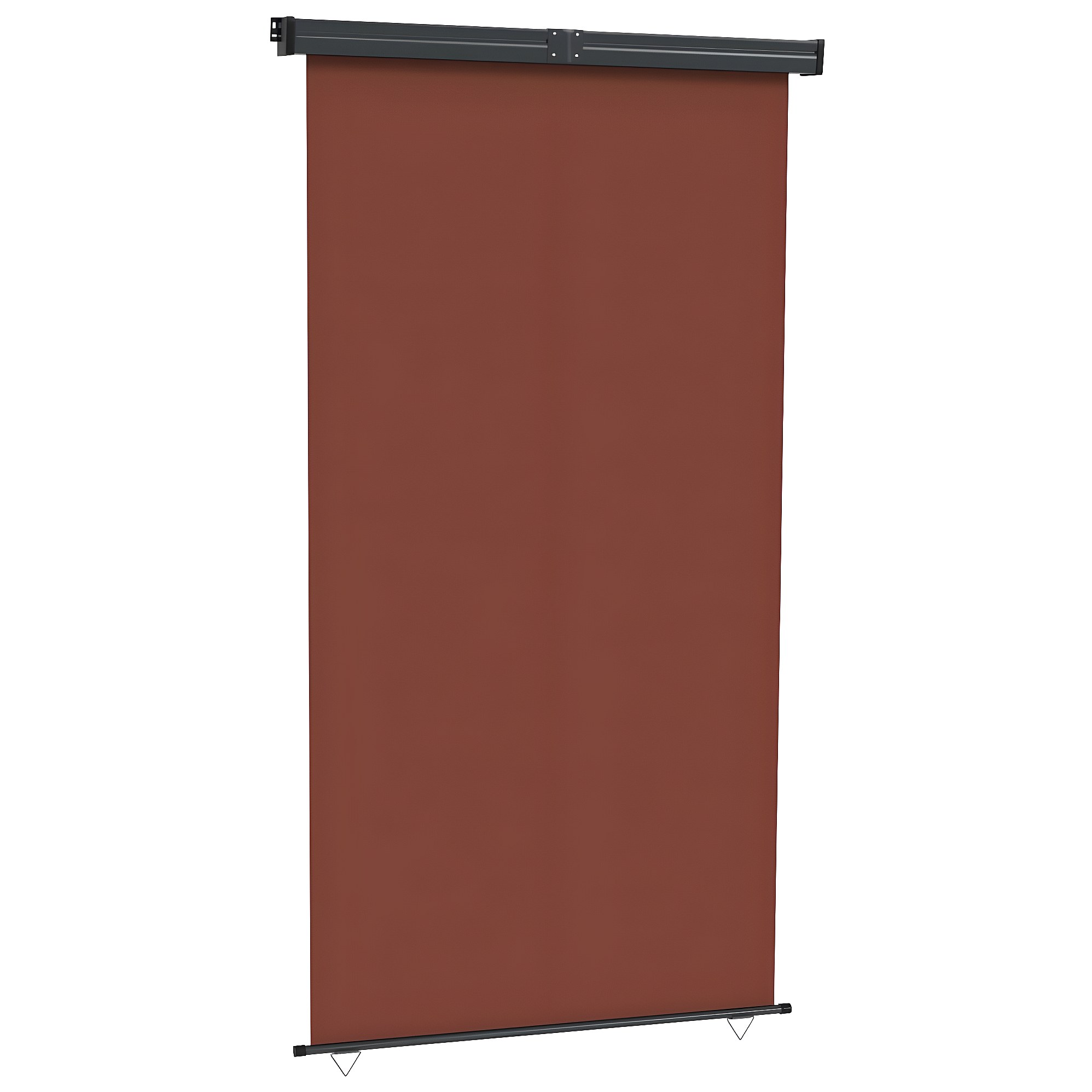 Paravent retractable avec housse de protection 160x300cm Gris– FR