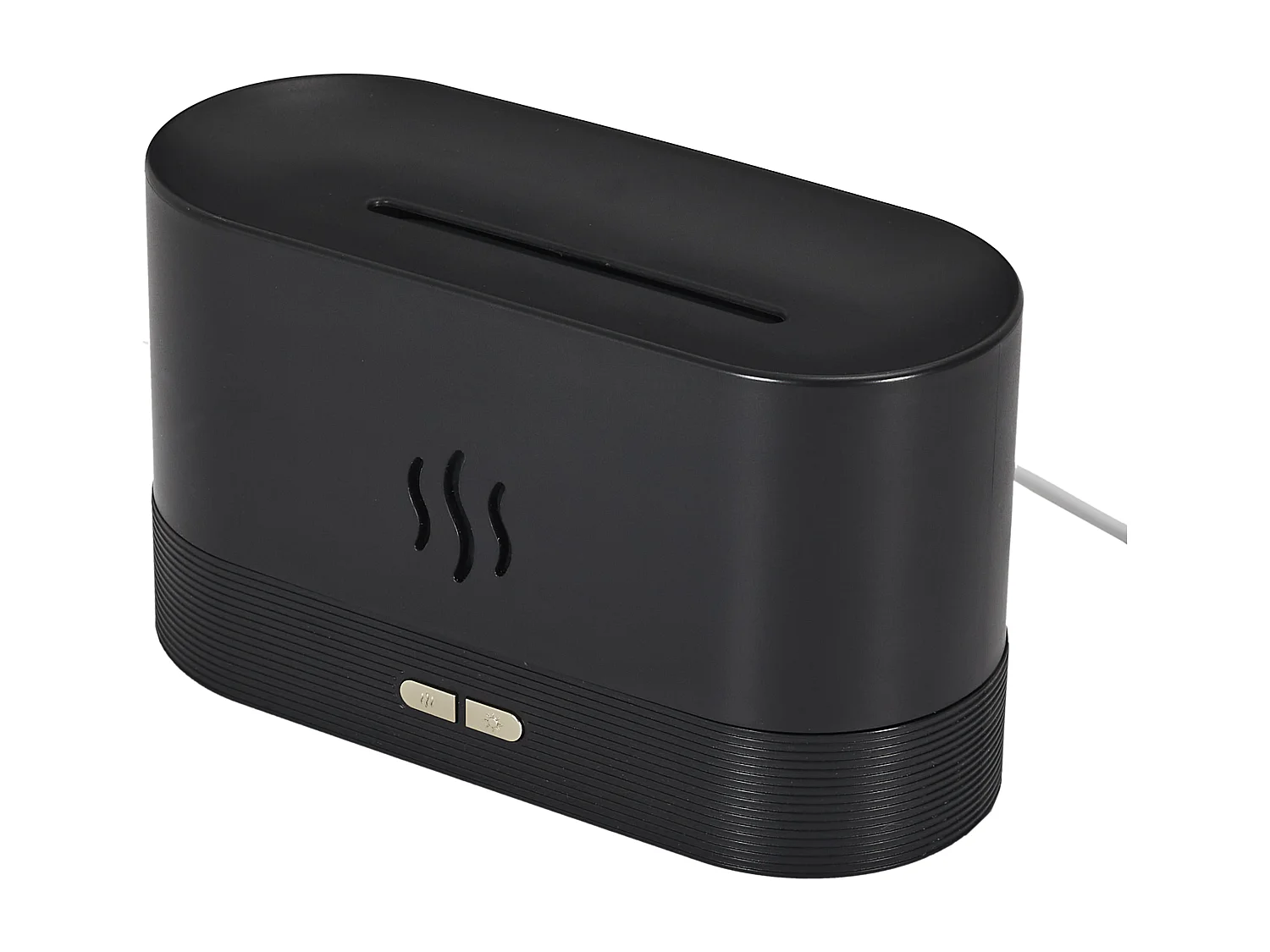 Diffuseur Led Effet Flamme Noir