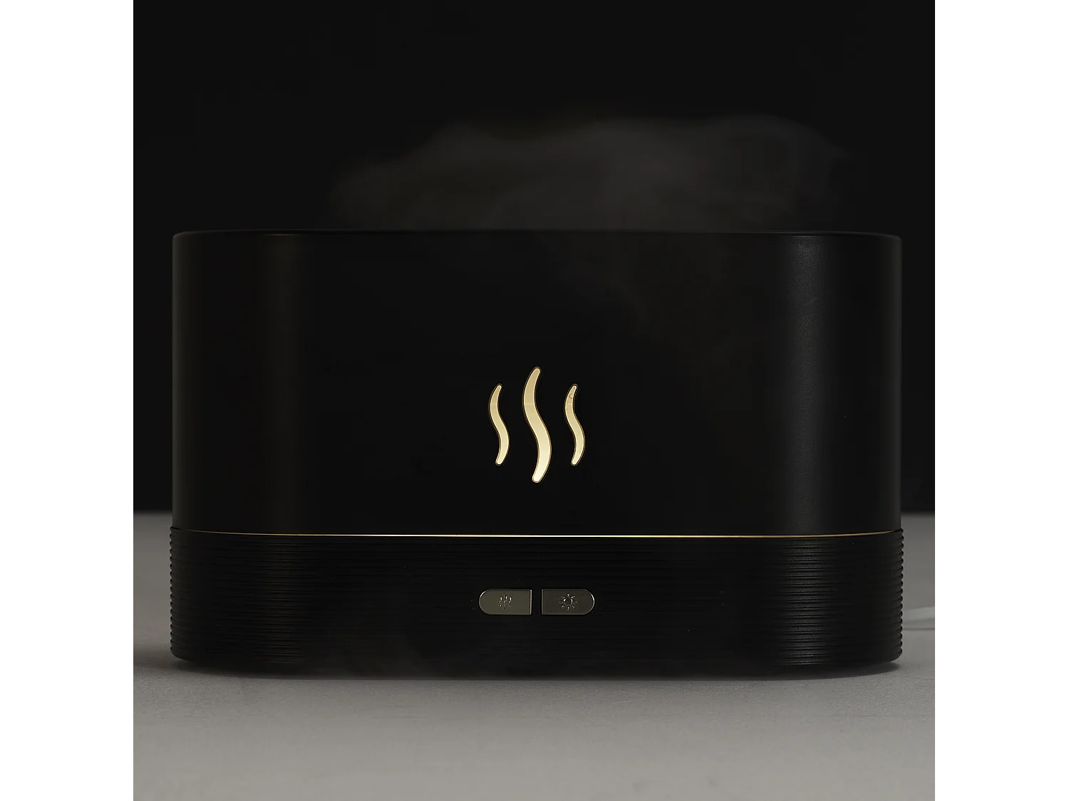 Diffuseur Led Effet Flamme Noir