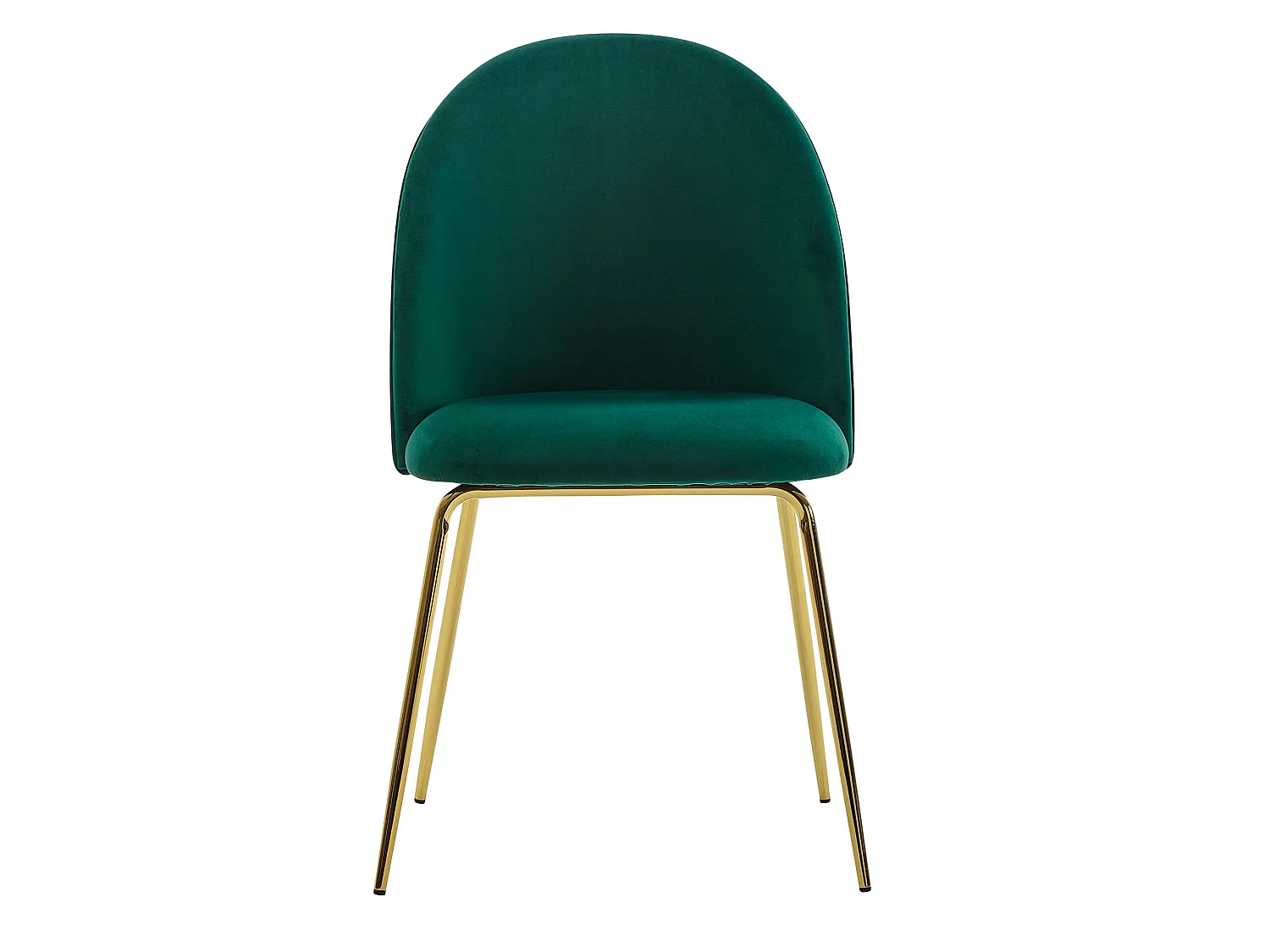 Ensemble de 2 Chaises de salle à manger Velours Chaises de Cuisine Tissu