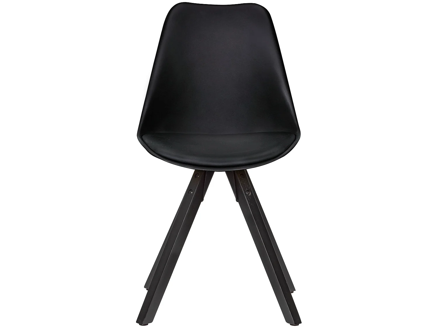 lot de 2 chaise de salle à manger chaise rembourrée simili cuir chaise de cuisine scandinave