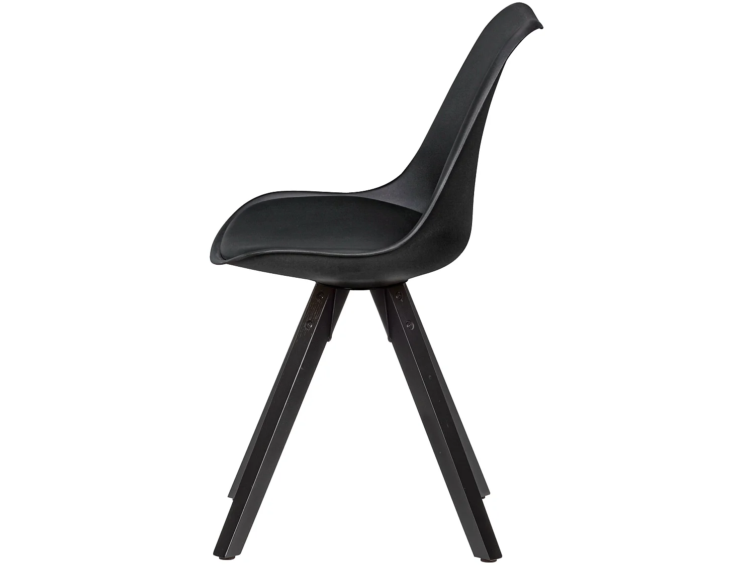 lot de 2 chaise de salle à manger chaise rembourrée simili cuir chaise de cuisine scandinave