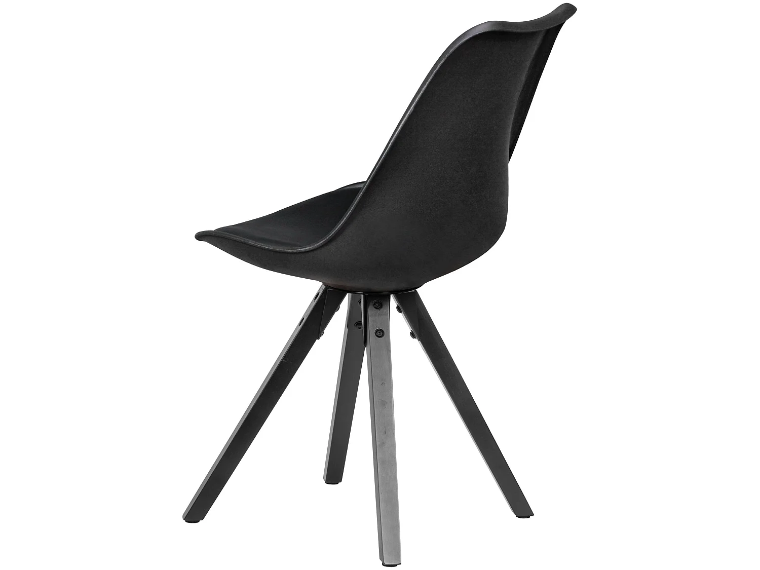 lot de 2 chaise de salle à manger chaise rembourrée simili cuir chaise de cuisine scandinave