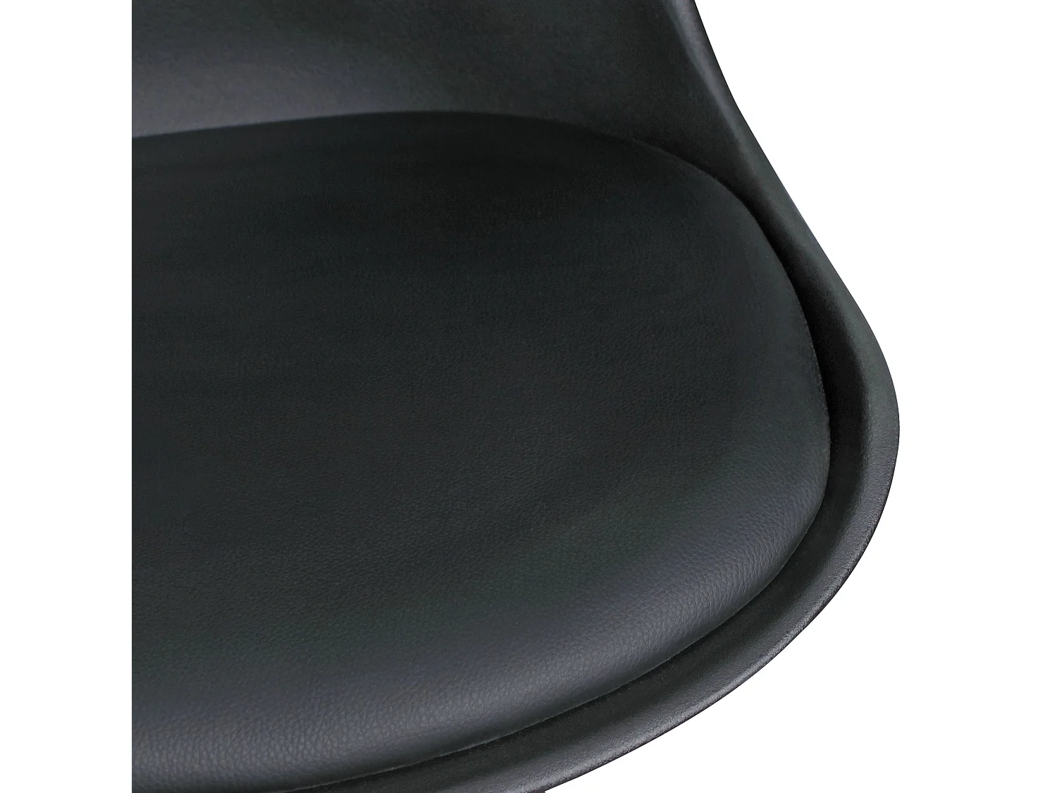 lot de 2 chaise de salle à manger chaise rembourrée simili cuir chaise de cuisine scandinave