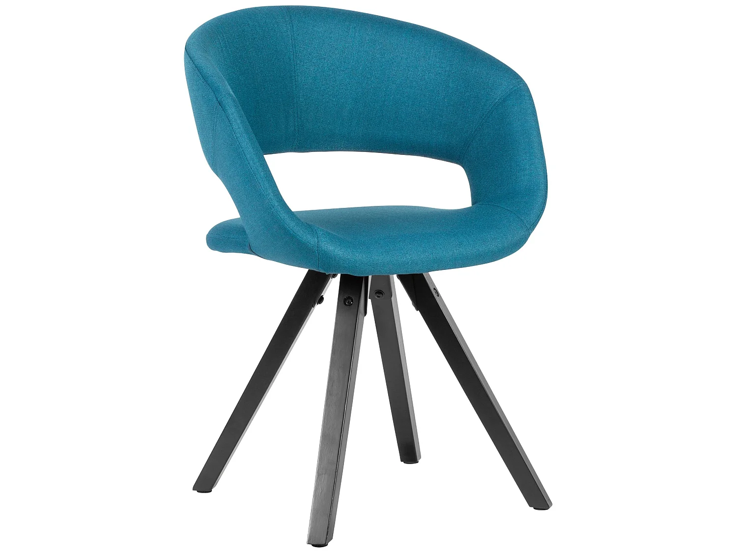 Chaise de Salle à Manger Scandinave Chaise de Cuisine Design Tissu 110kg