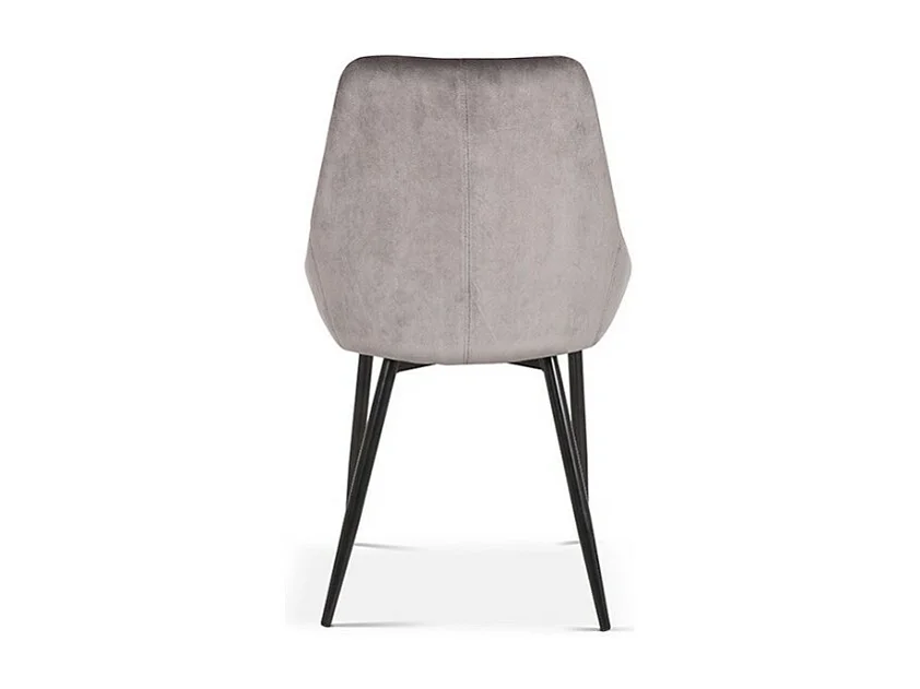 Cadeira MICRA Veludo Cinza, dimensões: H86 x L49 x P61 cm, ideal para uma sala de estar prestigiosa