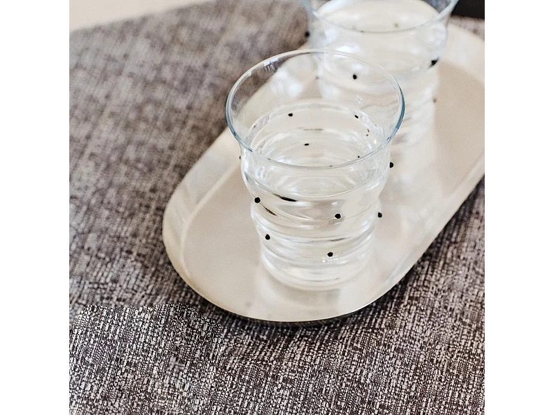 Verres à Eau Pois - Transparent