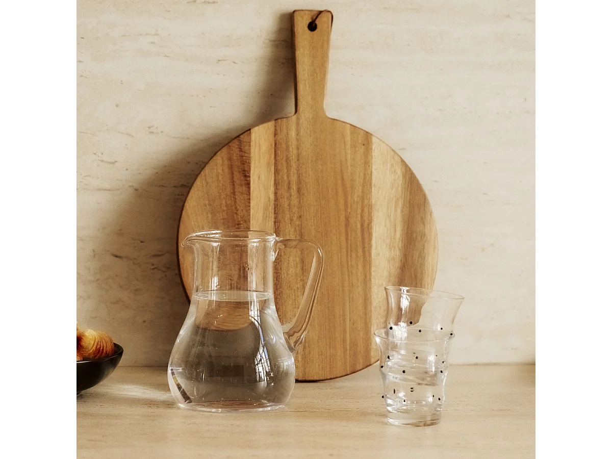 Verres à Eau Pois - Transparent