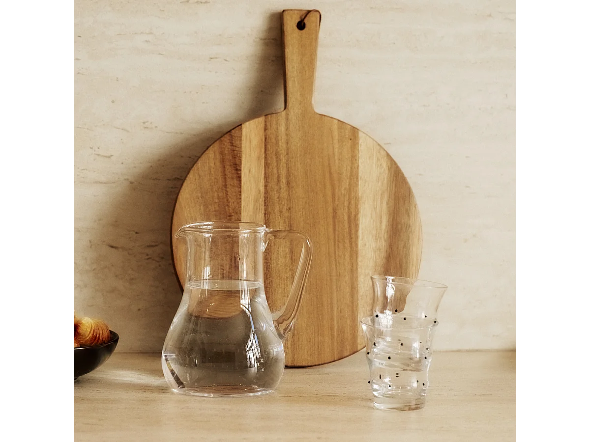 Verres à Eau Pois - Transparent