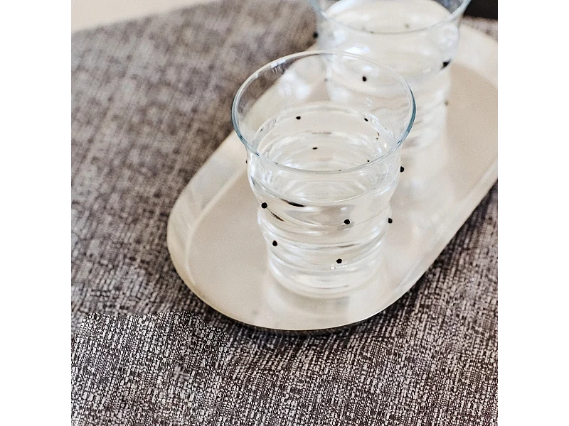 Verres à Eau Pois - Transparent