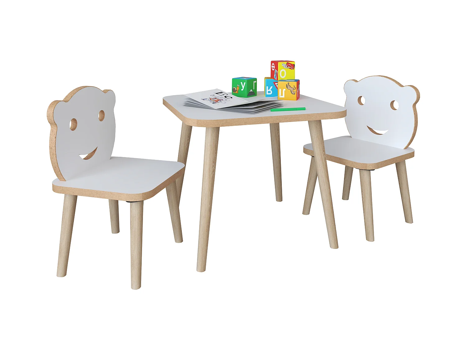 Side table & coffee table LiLuLa White H. 52 x W. 110 x D. 50 cm