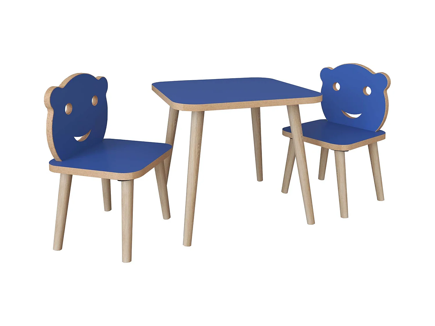 Mesa auxiliar y mesa de centro LiLuLa Blanco AL. 52 x AN. 110 x P. 50 cm