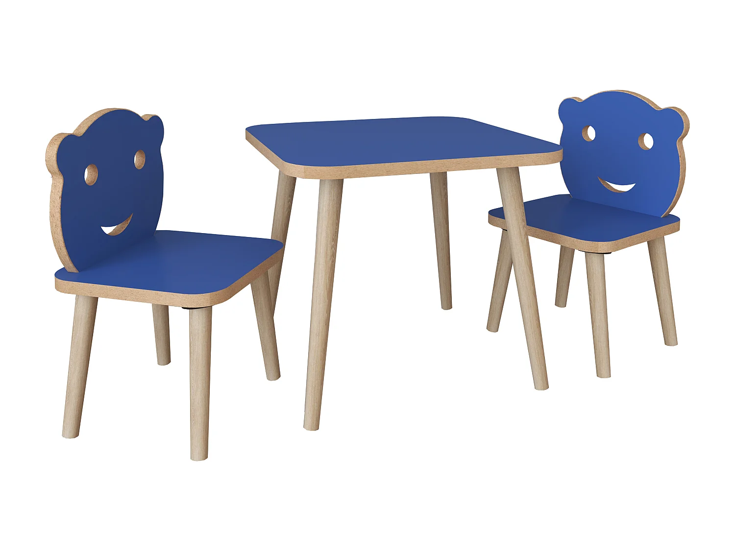 3tlg. Sitzgruppe Kinder Kindermöbel Tisch Stuhl