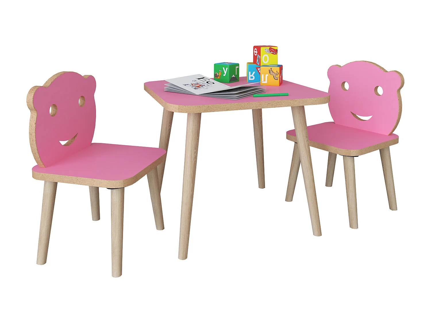 Gruppo di seduta bambini tavolo sedia