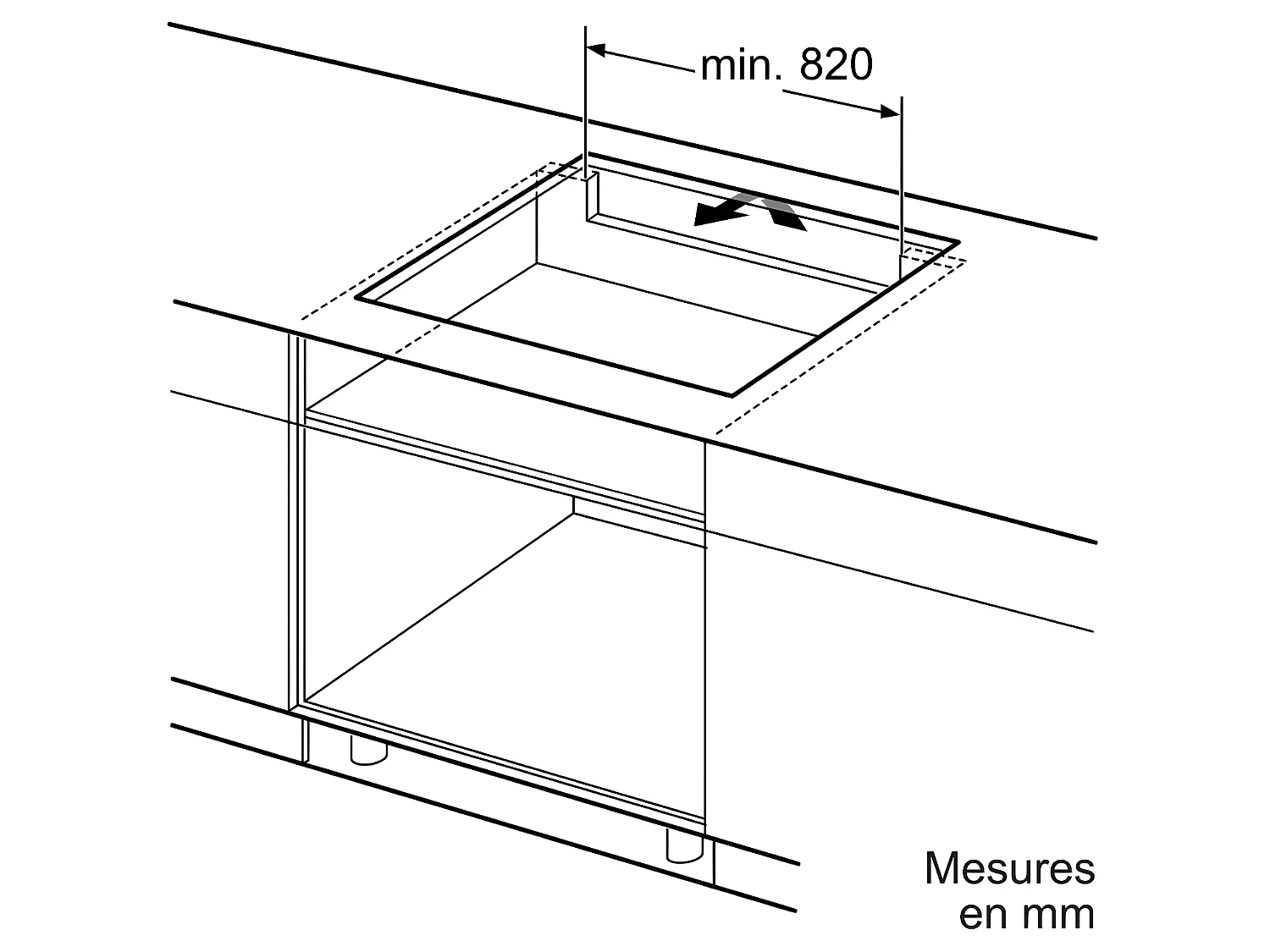 Neff Table de cuisson induction 90cm 5 feux 1100w noir - T69PTX4L0