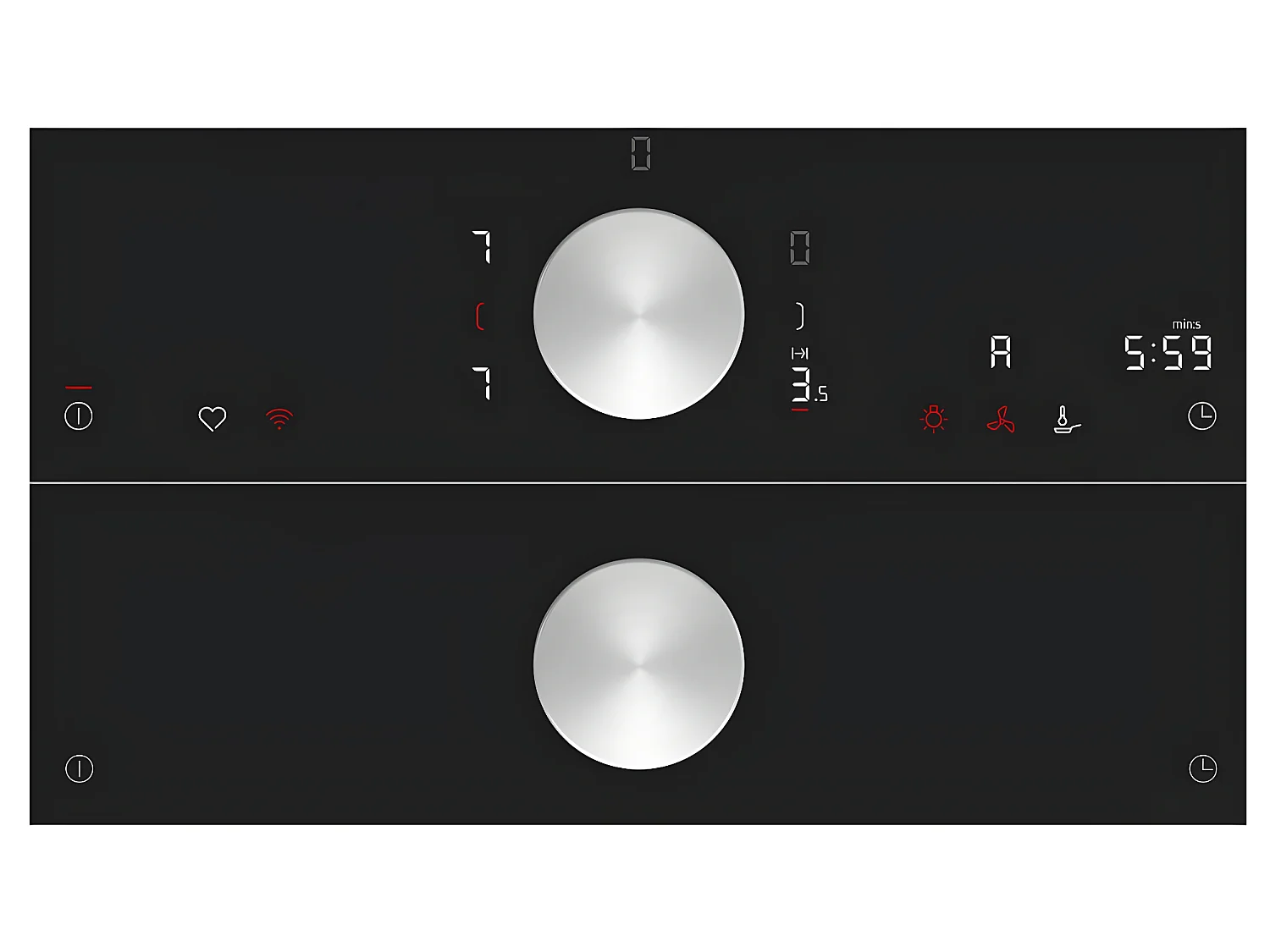 Neff Table de cuisson induction 90cm 5 feux 1100w noir - T69PTX4L0