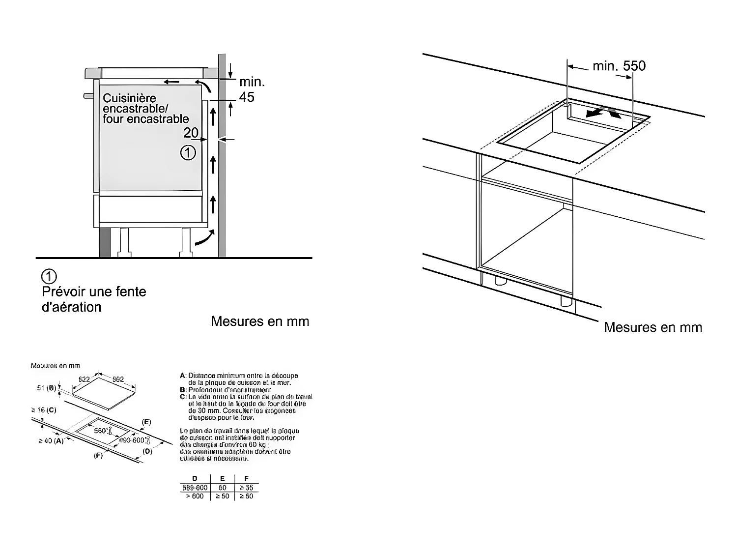 Neff Table de cuisson induction 60cm 3 feux 4600wnoir - T36FBC1L0