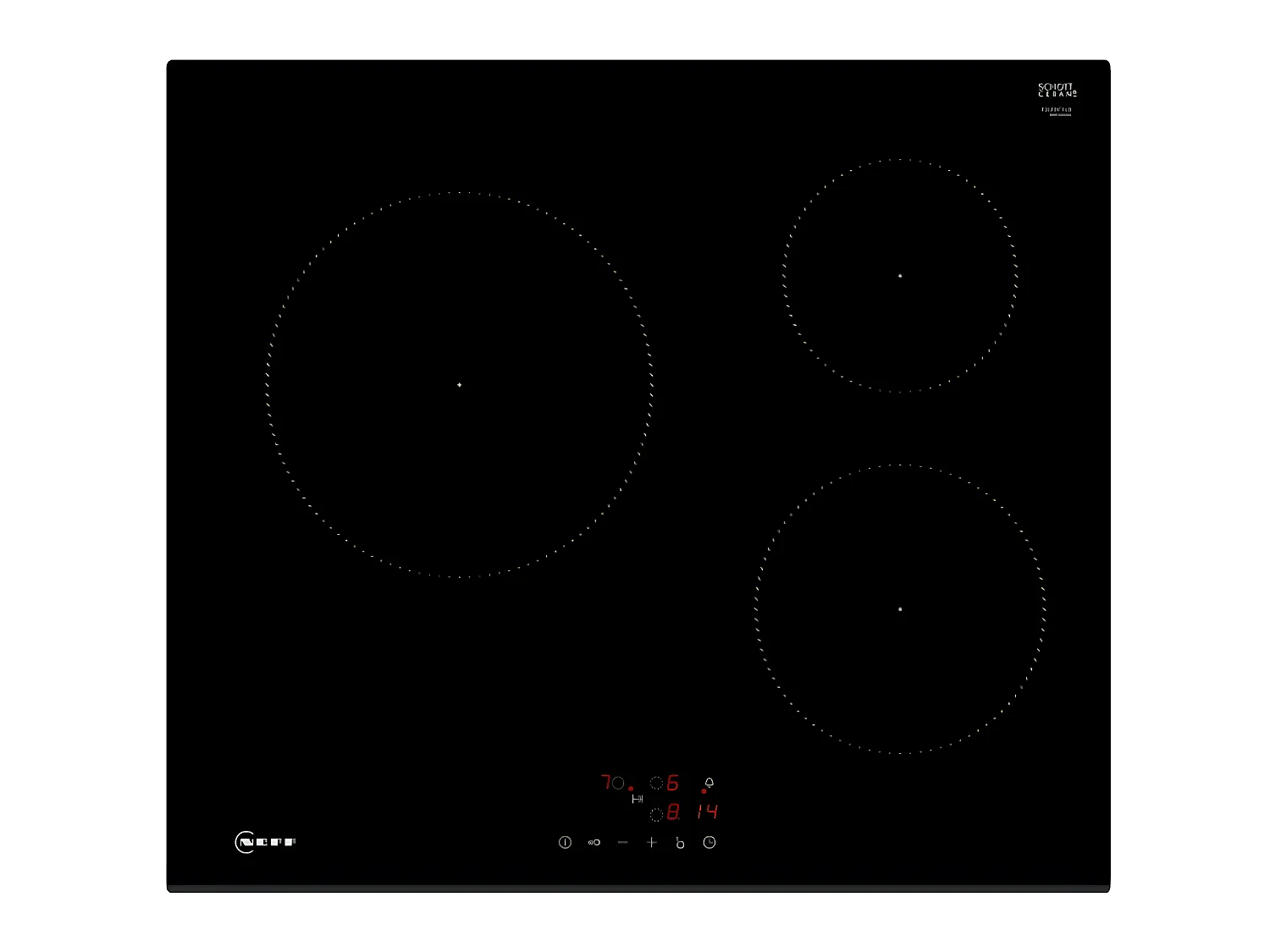 Neff Table de cuisson induction 60cm 3 feux 4600wnoir - T36FBC1L0
