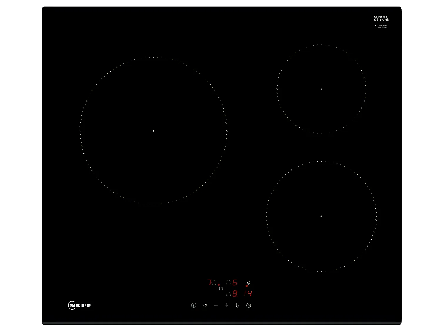 Neff Table de cuisson induction 60cm 3 feux 4600wnoir - T36FBC1L0