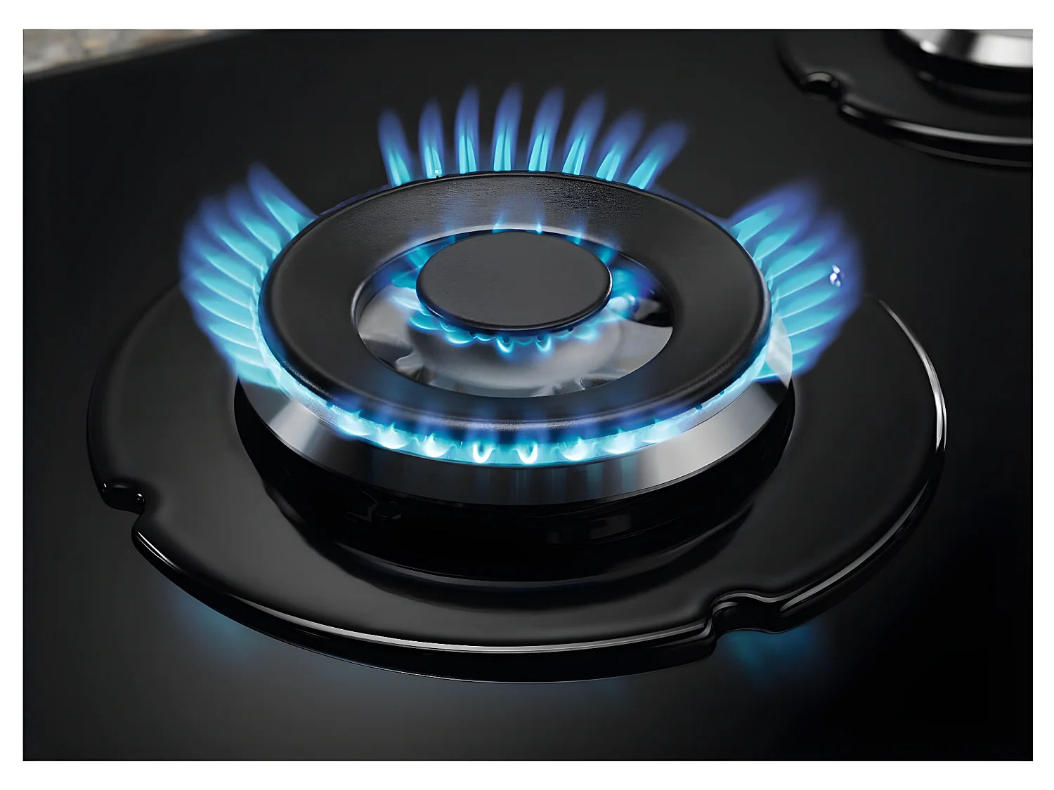 Electrolux Table de cuisson gaz 75cm 5 feux noir - EGG75372K