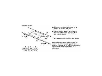 Plaque induction Neff T68FHE4L0