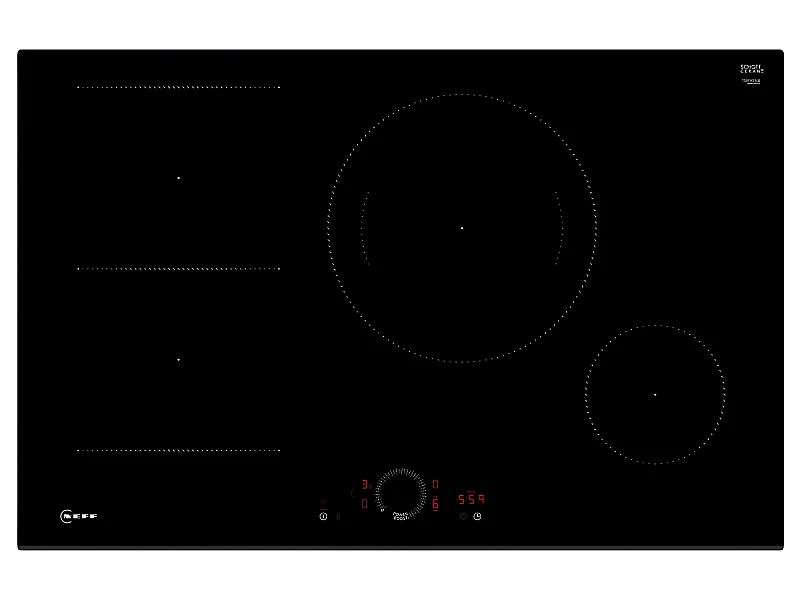 Neff Table de cuisson induction 80cm 4 feux 7400w noir - T58FHS1L0