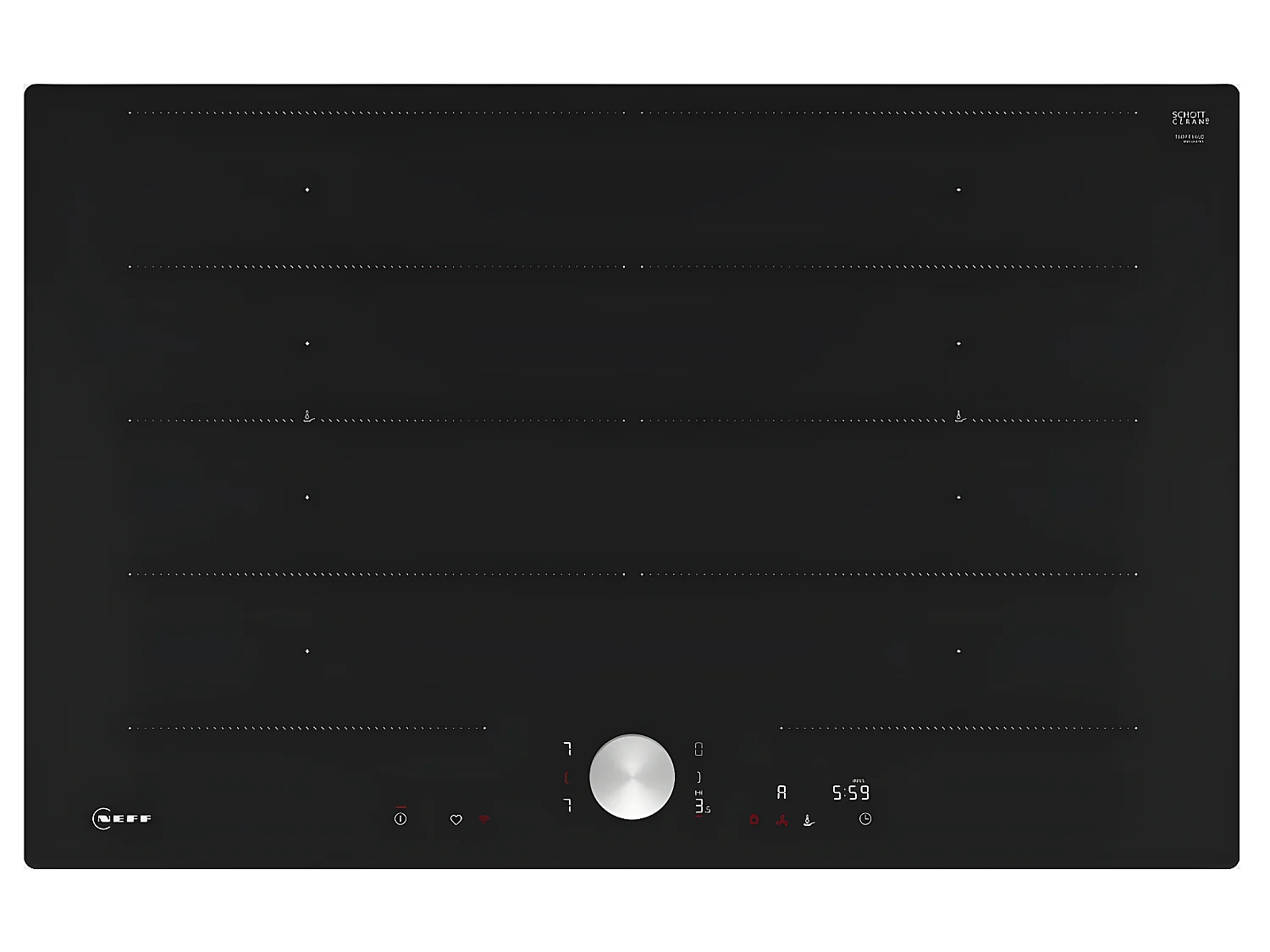 Neff Table de cuisson induction 80cm 4 feux 7400w noir - T68PTY4L0