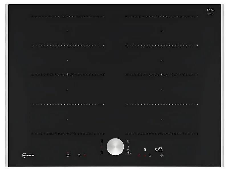 Neff Table de cuisson induction 71cm 4 feux 7400w noir - T67TTX4L0