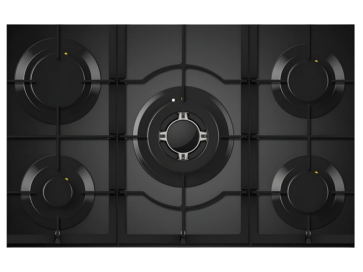 Fagor Table de cuisson gaz 75cm 5 feux noir - FAG6650N