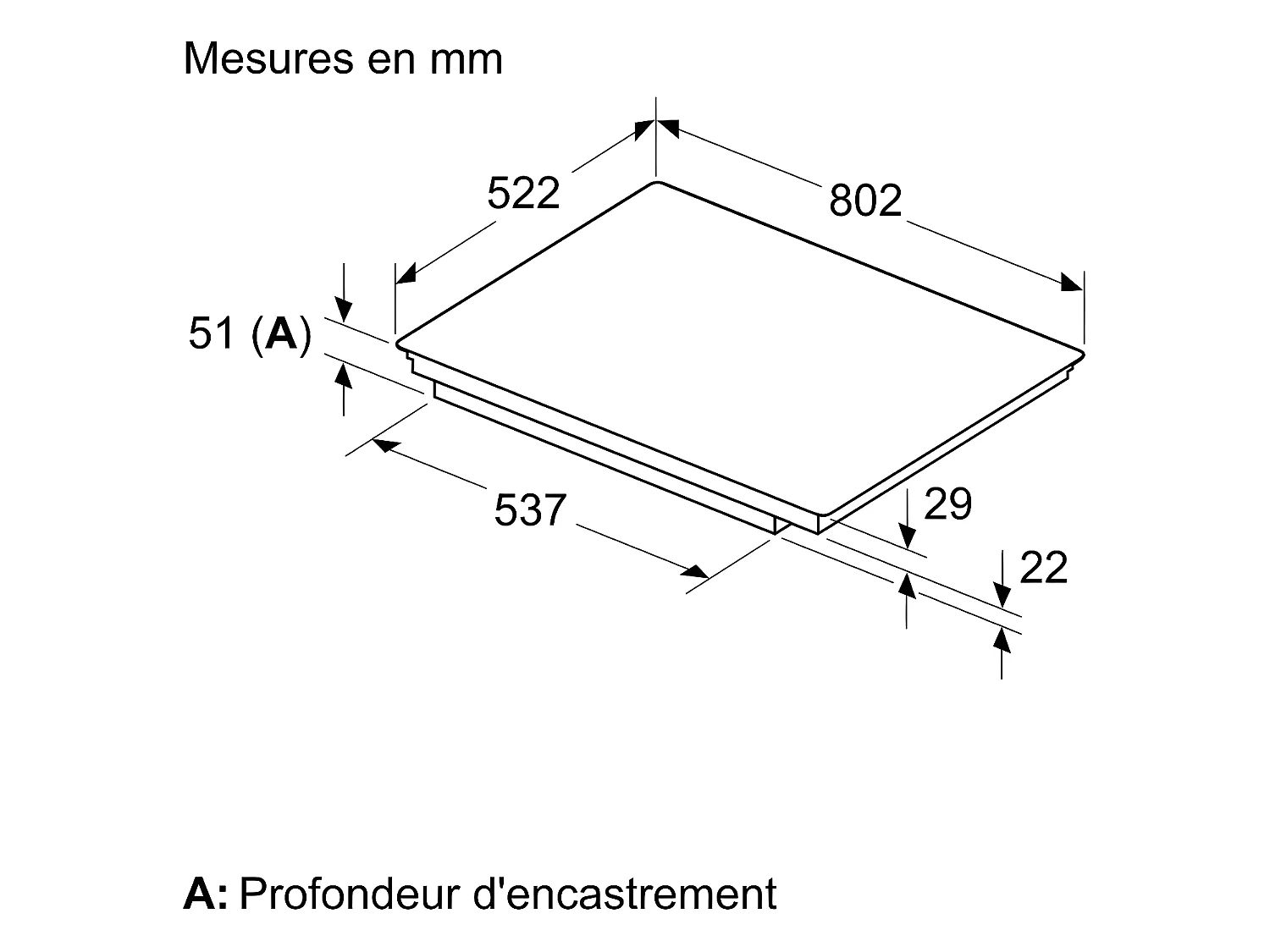 PLAQUE INDUCTION GRANDE SIEMENS EX83RHEC1F