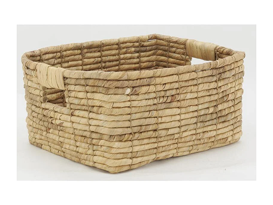 Corbeilles de rangement en jacinthe roulée