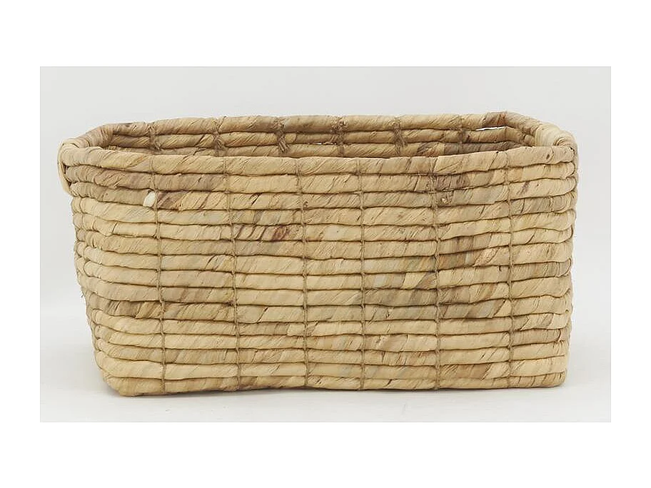 Corbeilles de rangement en jacinthe roulée