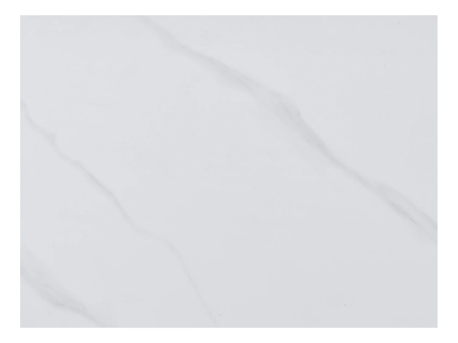 Consoletafel van keramiek en roestvrij staal - Wit marmereffect en goudkleurig - CYLIAN van Pascal Morabito