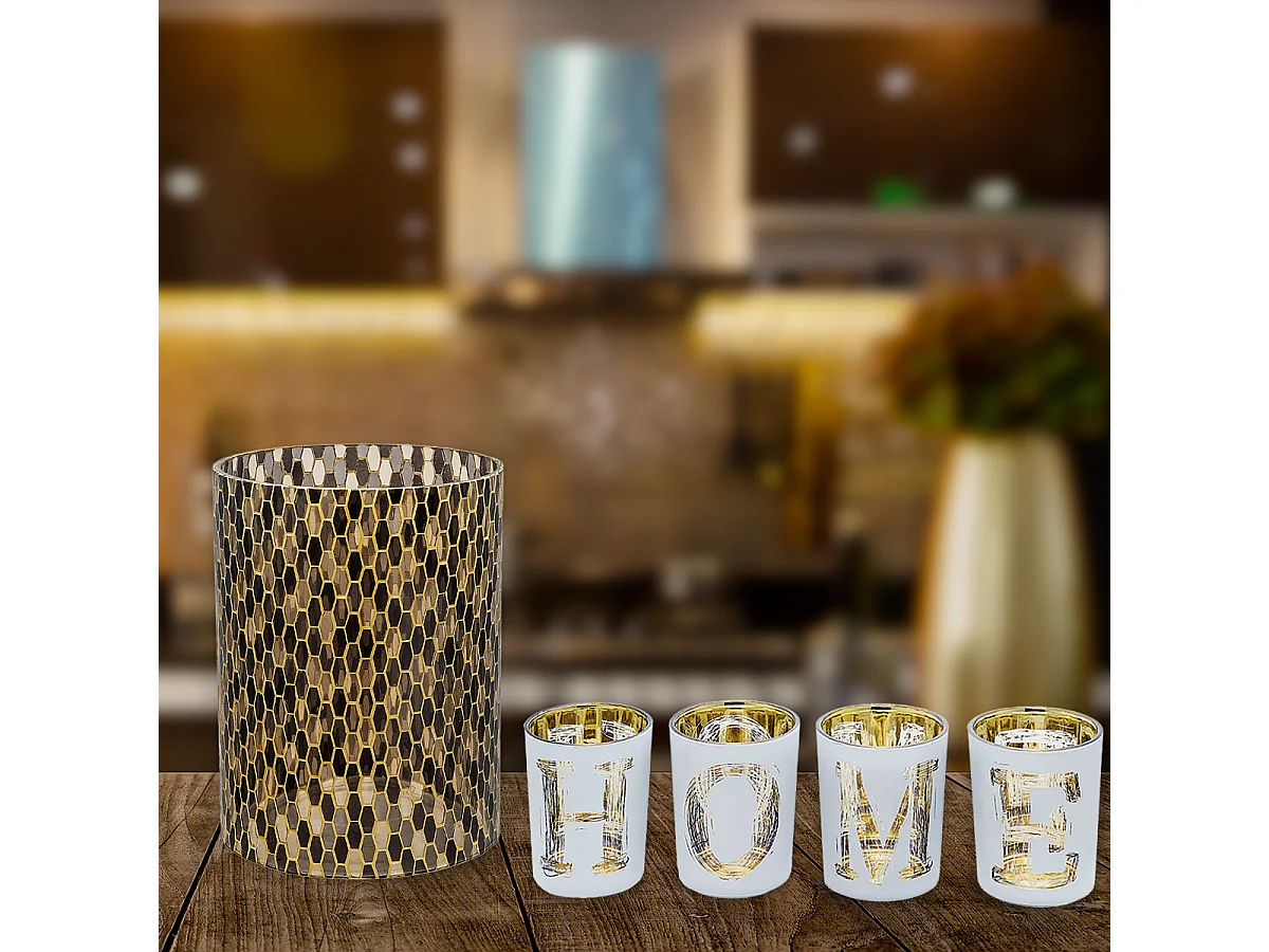 Photophores de Noël Xmas - Blanc