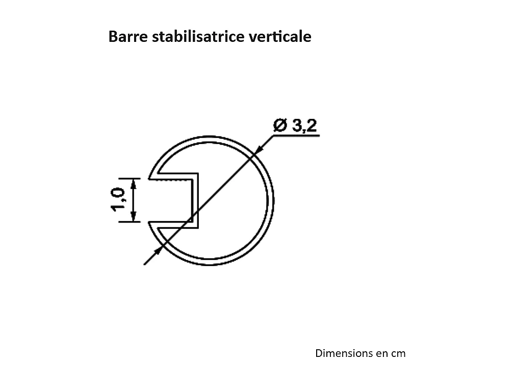 Panel fijo de ducha 110-111 cm FRESH LEVANTE Negro Cristal serigrafiado