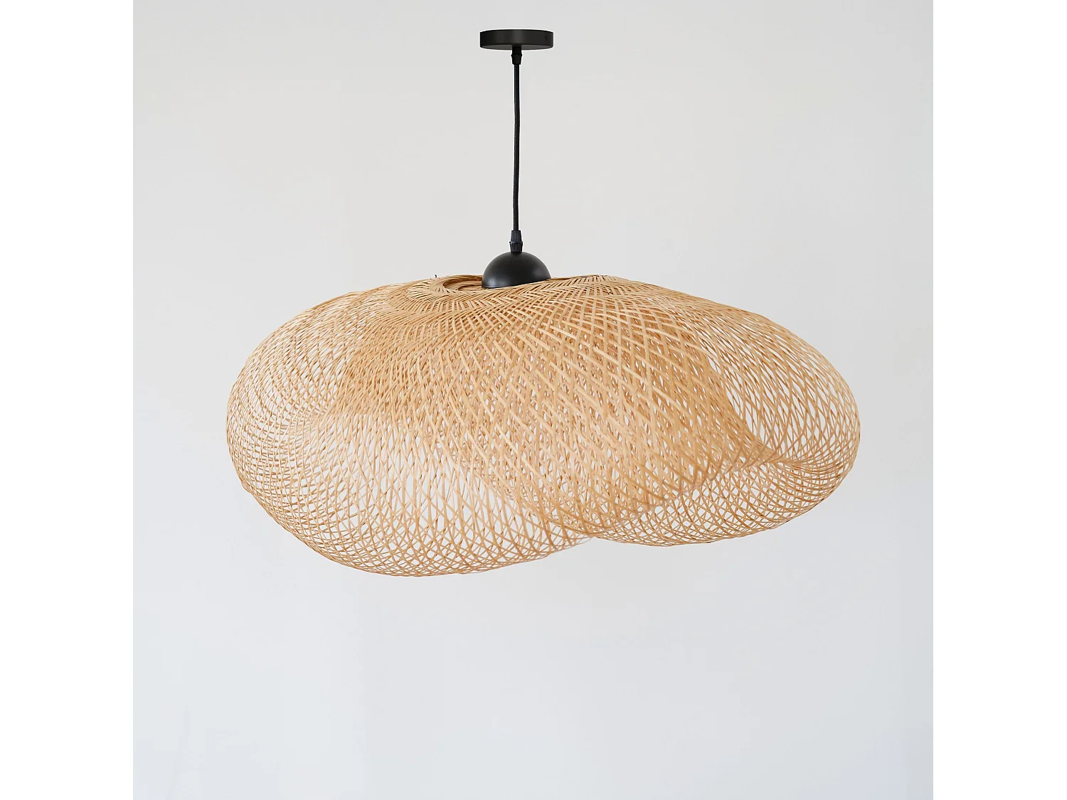 Suspension en bambou naturel D88 cm - Anya