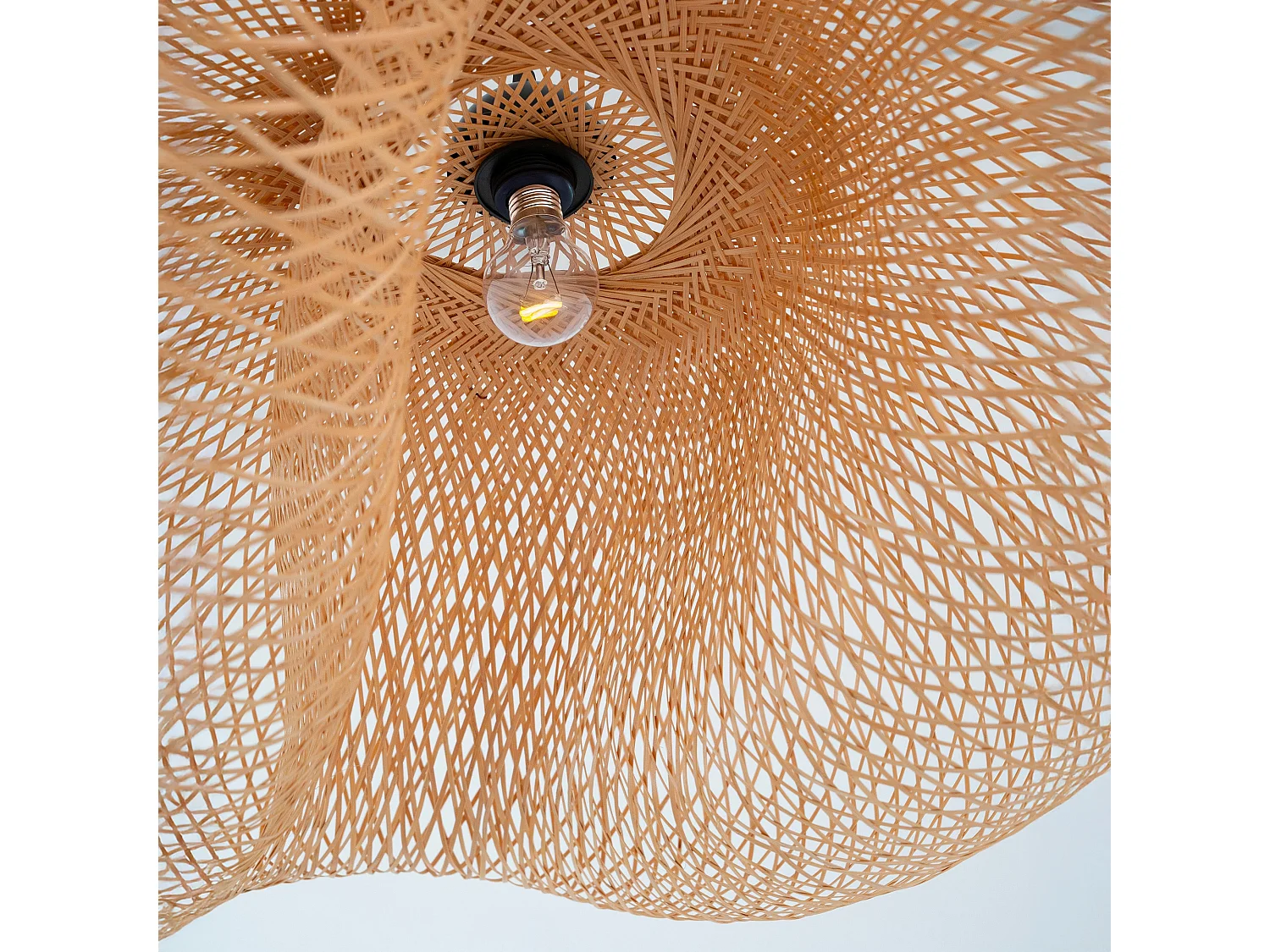 Suspension en bambou naturel D88 cm - Anya