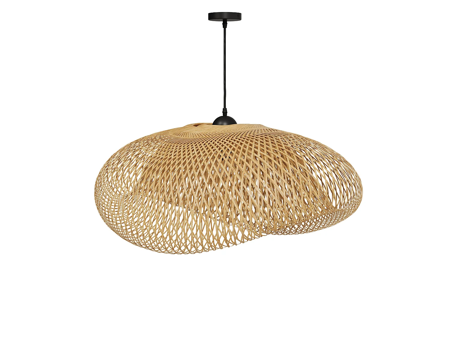 Suspension en bambou naturel D88 cm - Anya