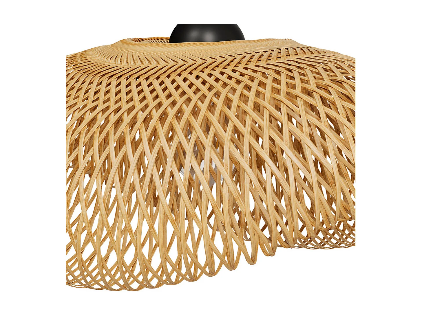 Lámpara colgante de bambú natural D60 cm - Anya