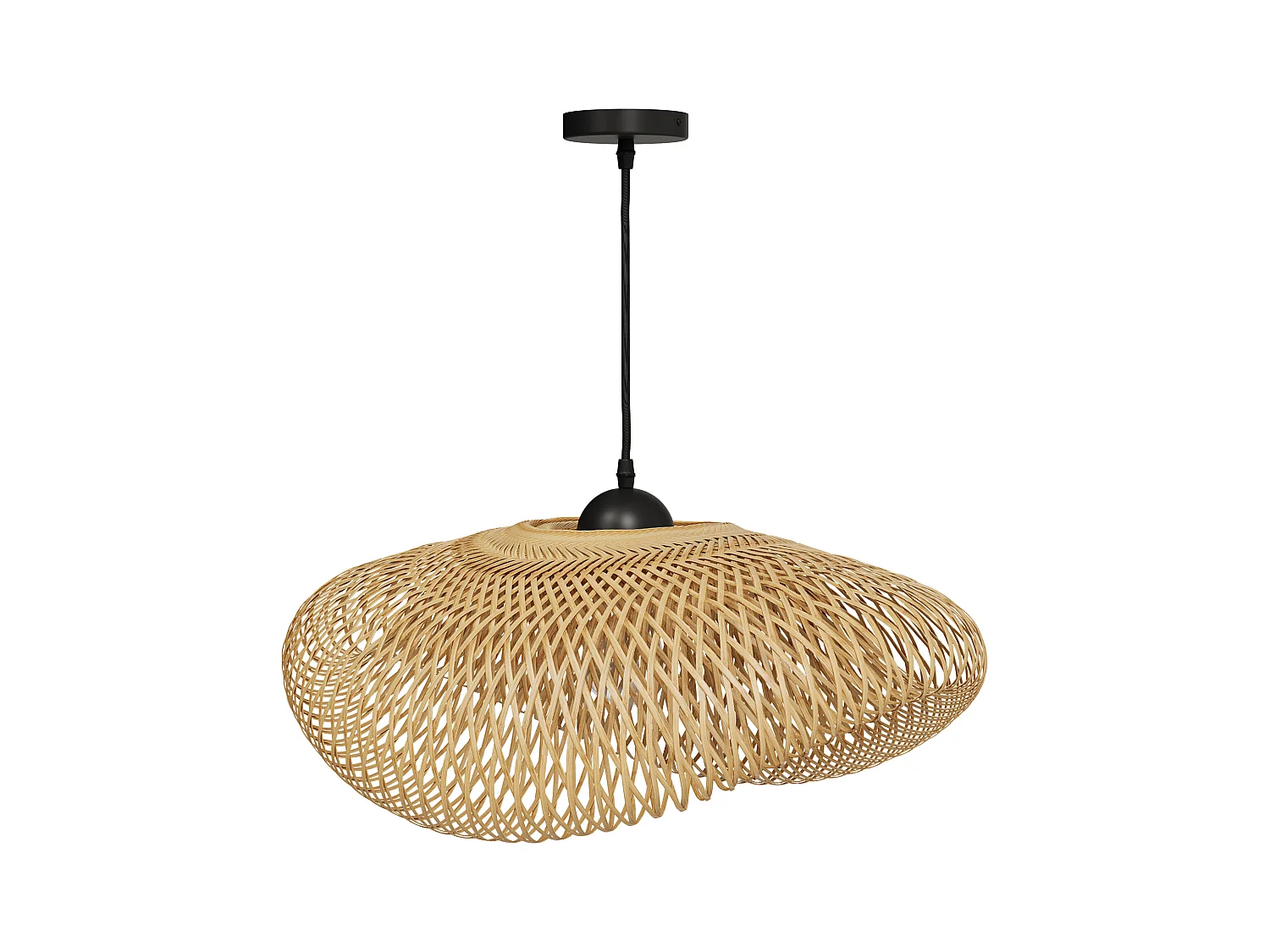 Suspension en bambou naturel D60 cm - Anya