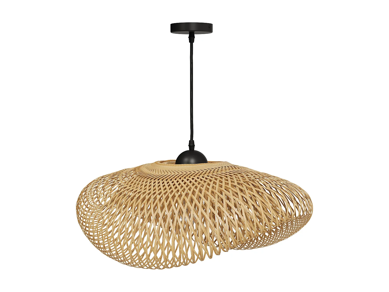 Suspension en bambou naturel D60 cm - Anya