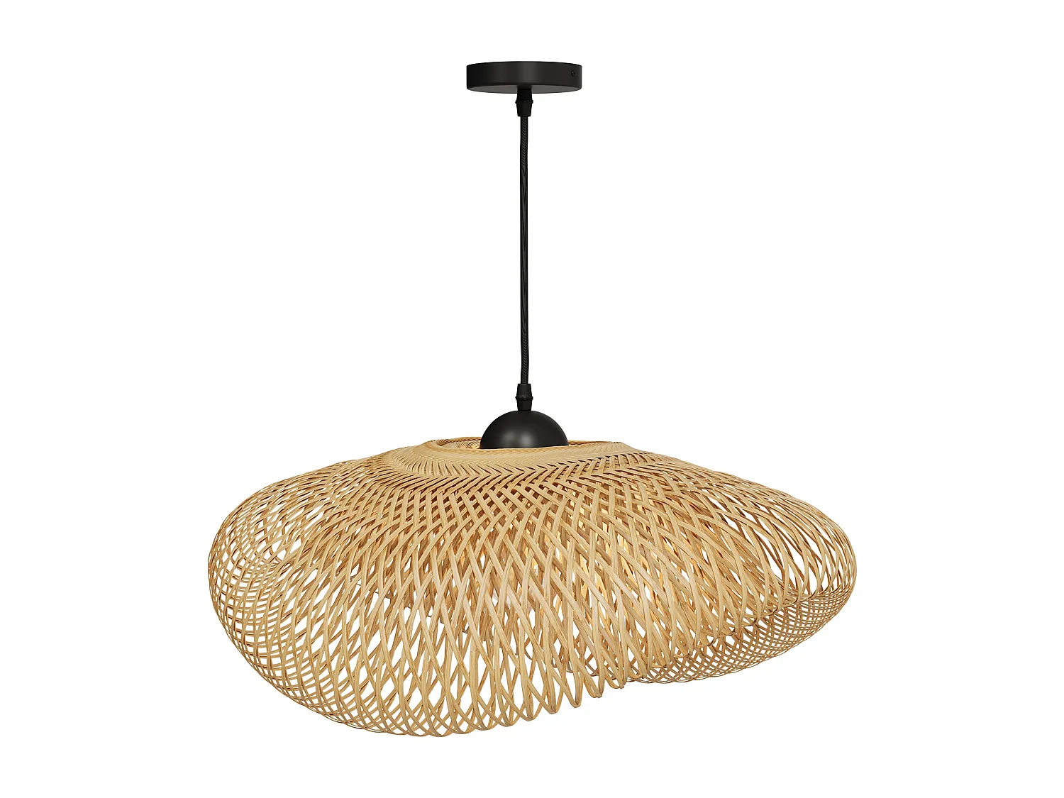 Suspension en bambou naturel D60 cm - Anya