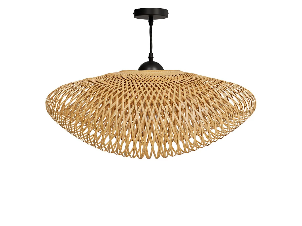 Suspension en bambou naturel D60 cm - Anya