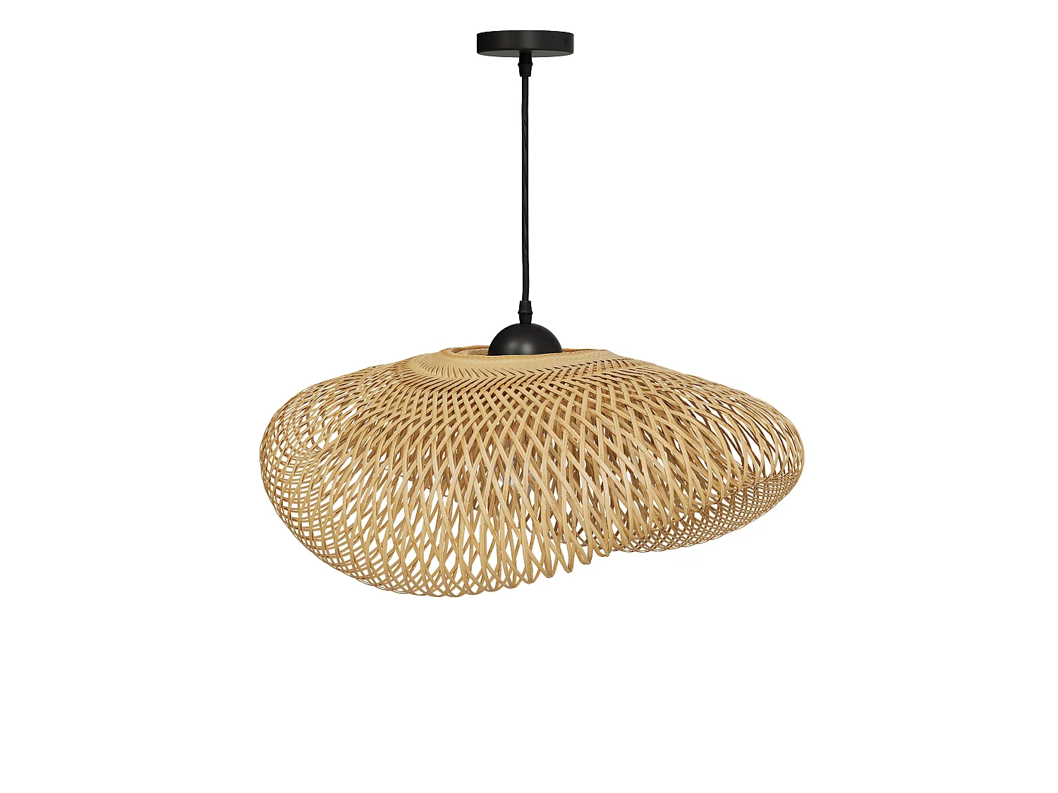 Suspension en bambou naturel D60 cm - Anya