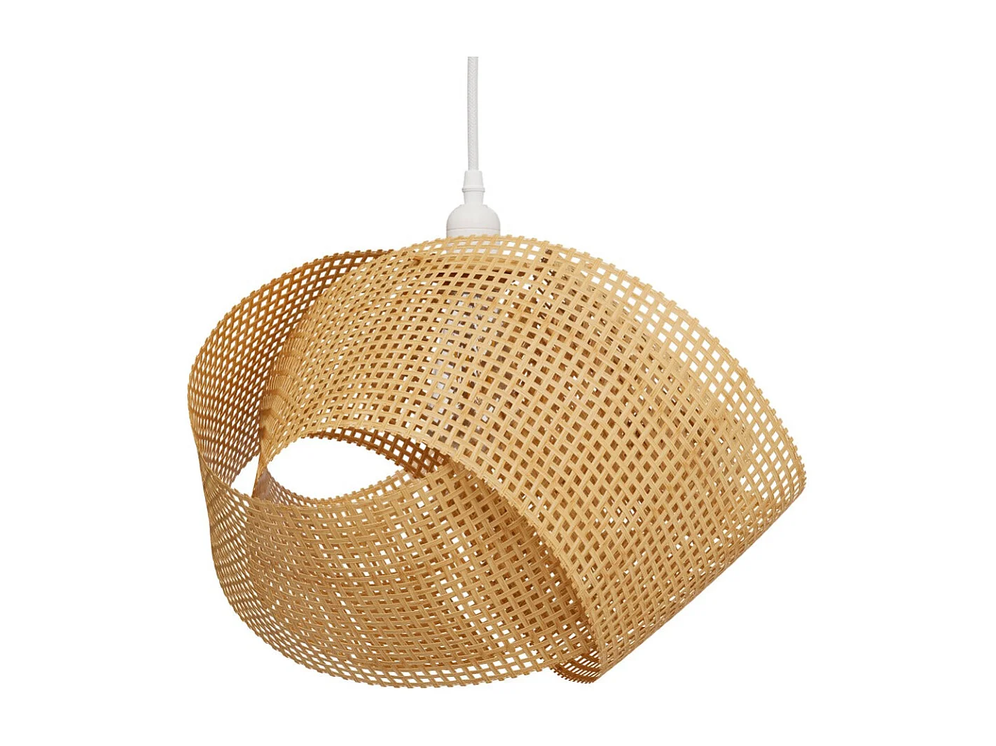 Suspension en bambou naturel et métal D40 cm - Orta